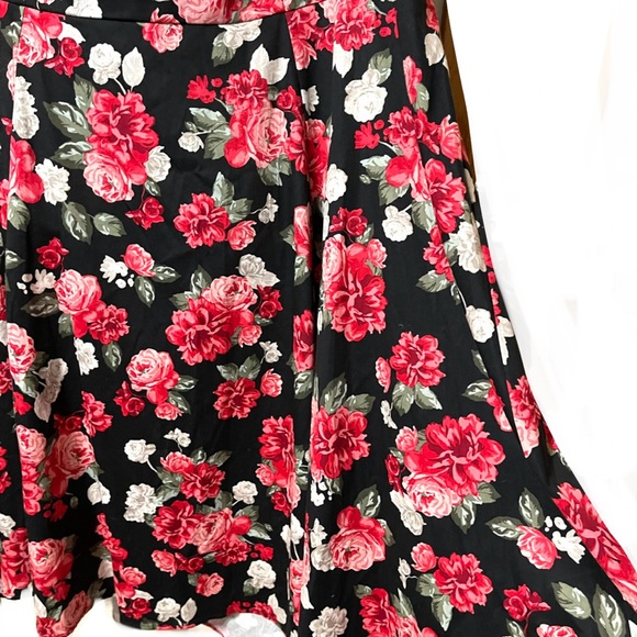 Torrid Black and Pink Floral Dress - Picture 9 of 16